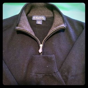 Brooks Brothers Italian Merino Wool 1/4 zip Large